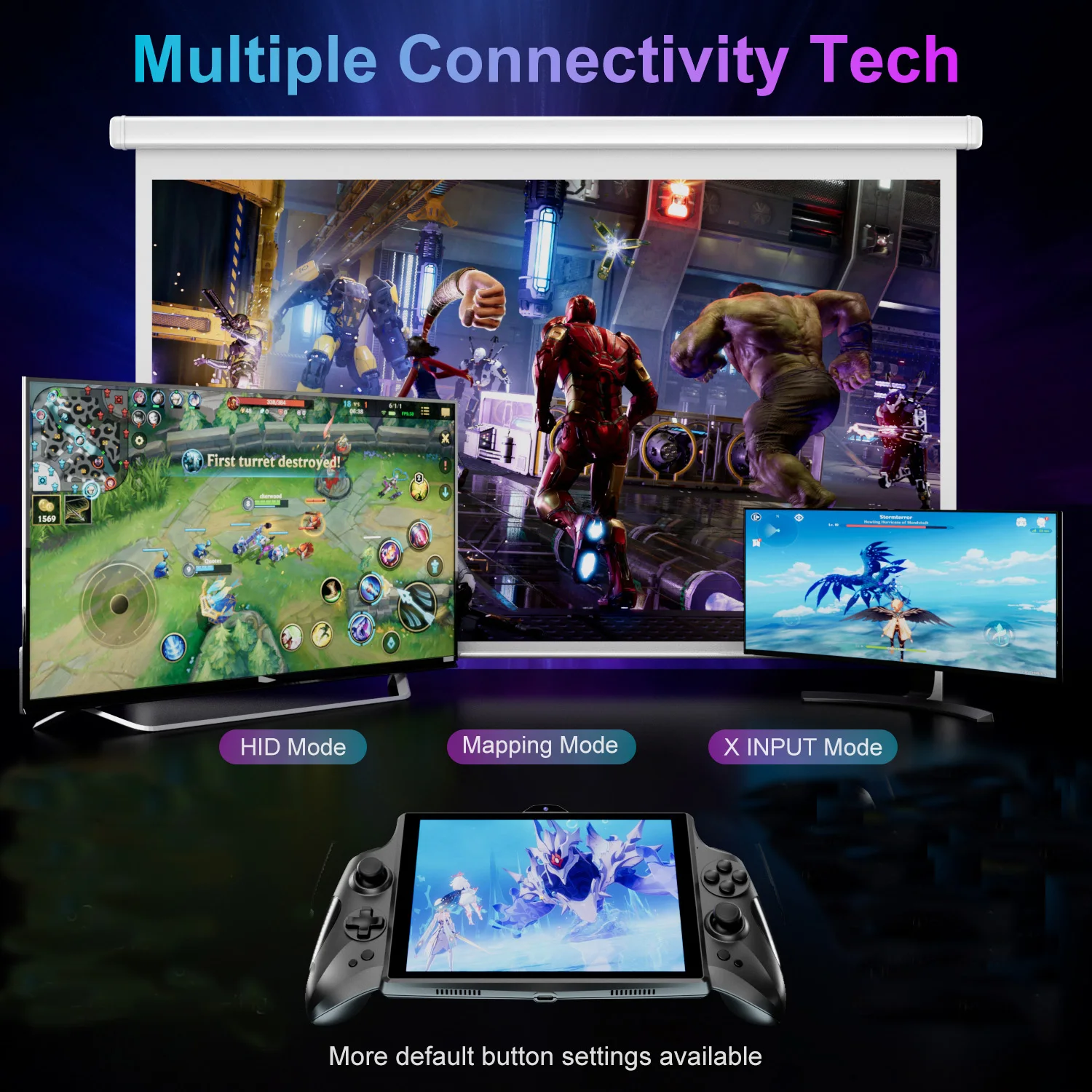 Cheap Gamepad 8 inch Retro Handheld Game Player 10000mAh FHD Touch Screen Game Console for Kids Handheld Game Players Gaming Pad