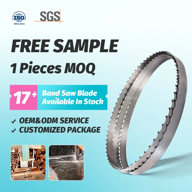 high quality carbide tip sawmill band saw blade for cutting cork and hard wood