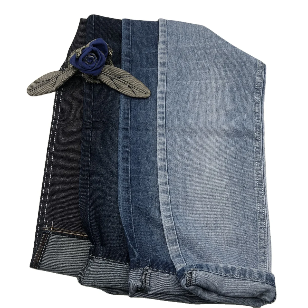 7,8 унции тенсель хлопок вискоза темно-синий джинсовый Китай