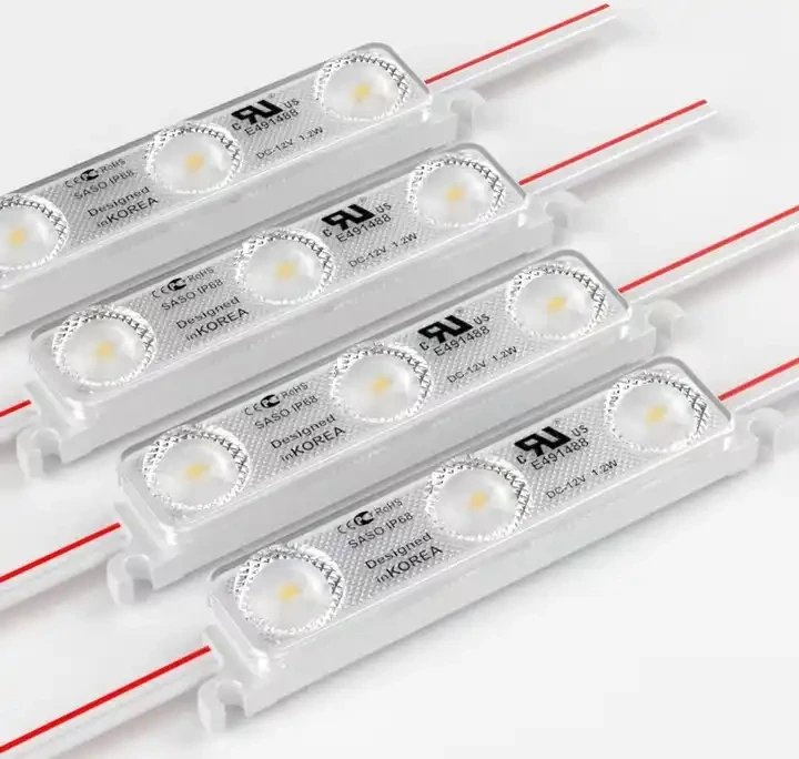 Модуль светодиодного рассеянного отражения 3led 12 В 1 2 Вт подсветка SMD 2835 Инжекционный Светодиодный модуль для лайтбокса