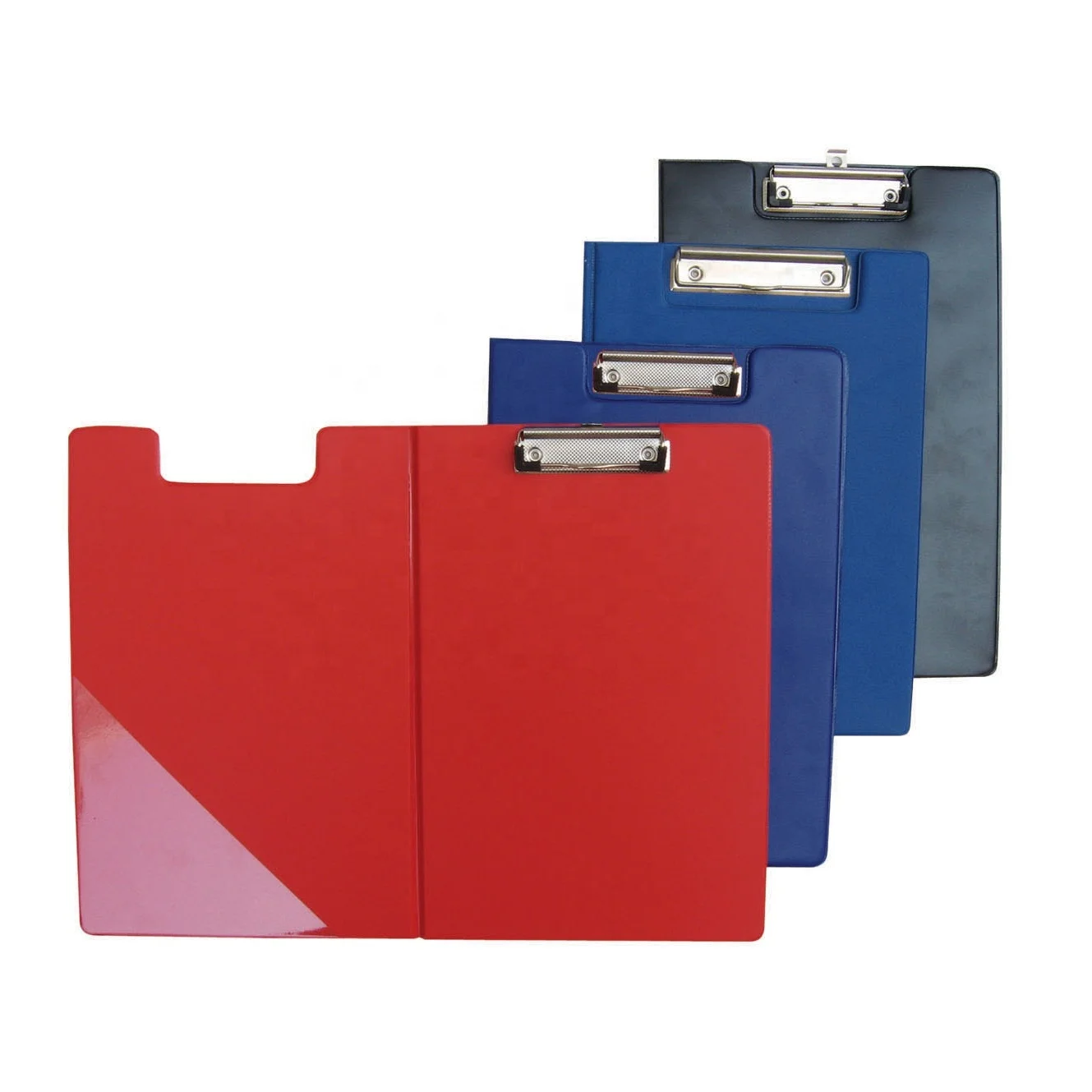 File Folders Clipfolio Clipboard Pack A4 Letter Size Plastic Portfolio Book Paperboard Assorted Colored PVC Hardboard Set Low Pr