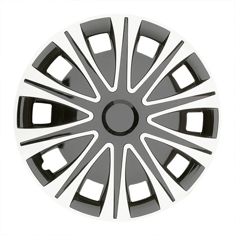 Wholesale New 17inch Car wheel cover Two-color plastic Rims covers chrome hubcaps wheel hub covers