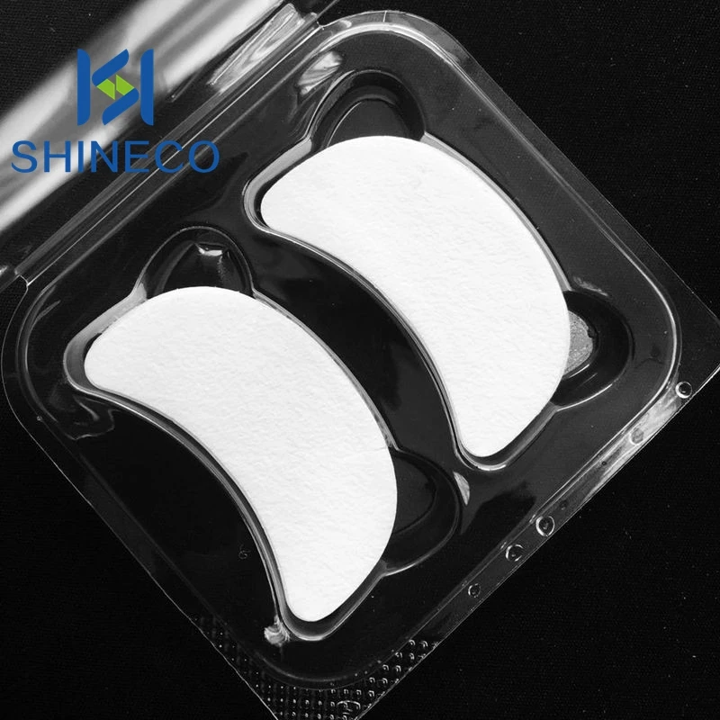 10 Pairs Boat Shape Private Label Gel Under Eye Pads for Eeylash Extensions White Matte OEM Beauty Tools Adhesive Eye Patches