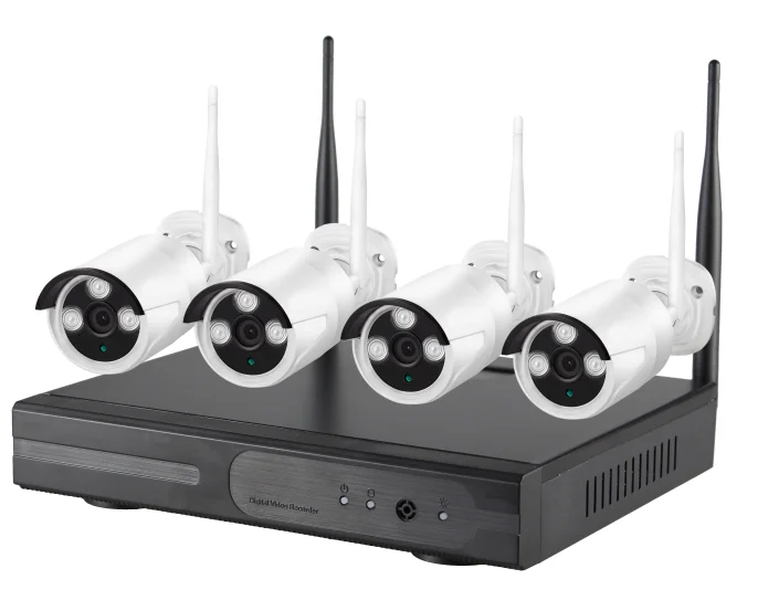 
4ch wireless NVR kit with 4pcs 1080p ip cameras support tuyasmart wifi 4ch camera nvr kit 