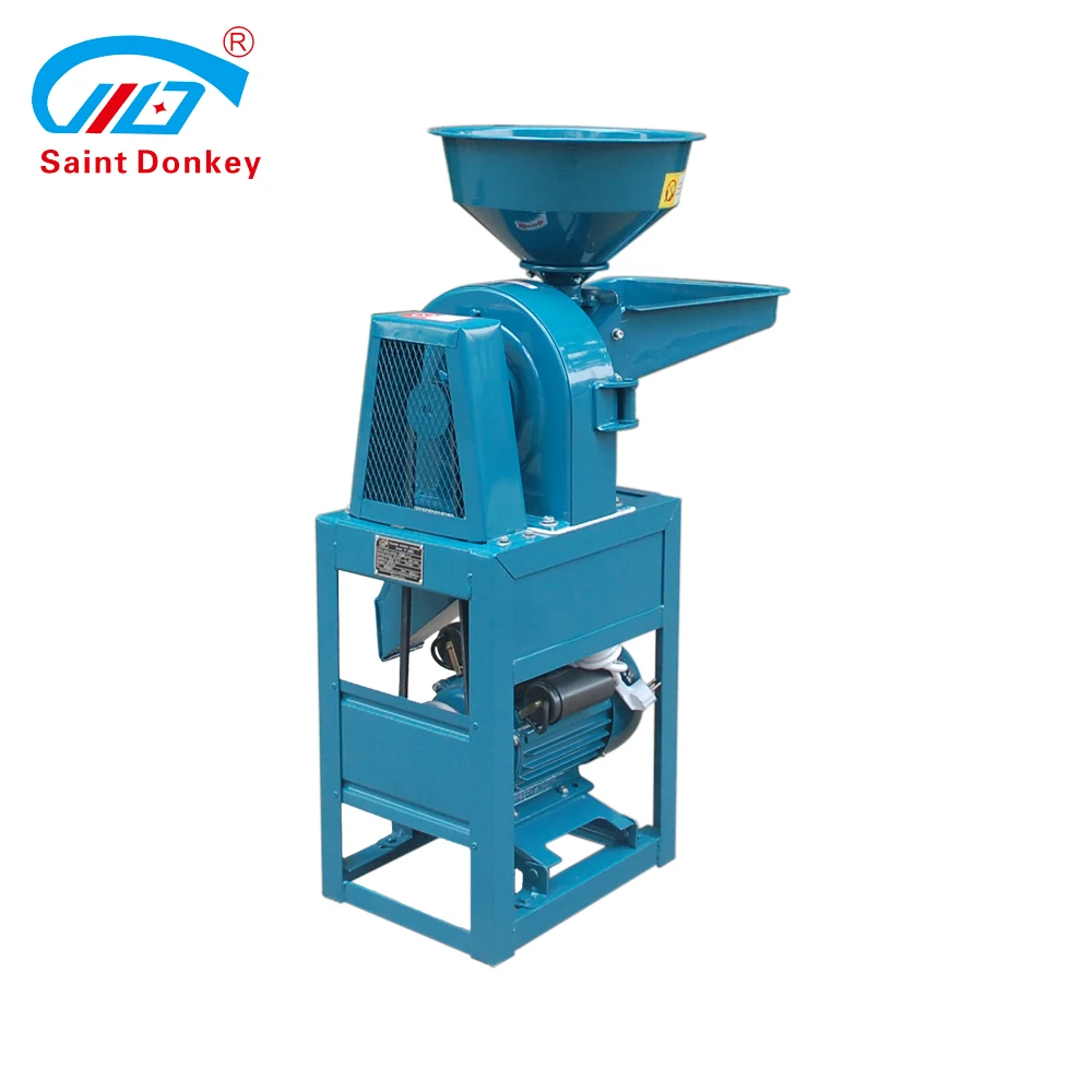 electric mini wheat corn grain grinding machine flour milling for animal feed making small manufacturers