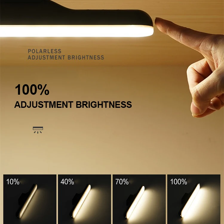 Makeup Mirror Light Led Wall Litgh Usb Rechargeable Hanging Magnetic Dormitory Reading Lamp