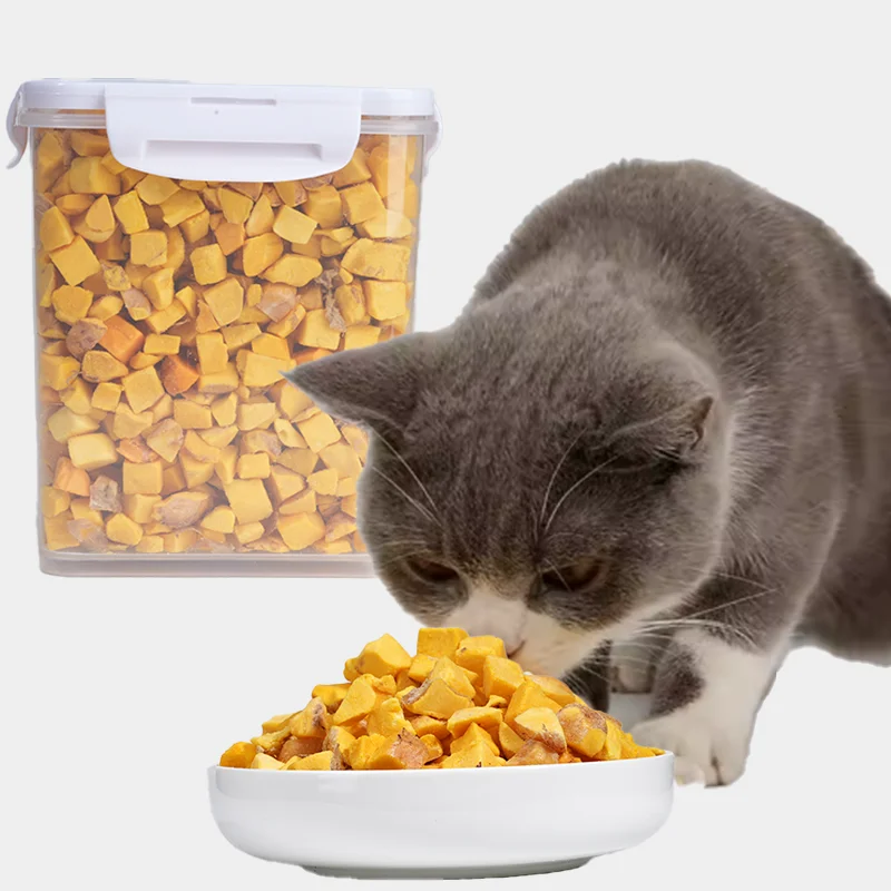 Хит продаж, корм для домашних животных с высоким содержанием белка, корм для собак, корм для кошек, корм для яиц, желток, сублимированные закуски для домашних животных