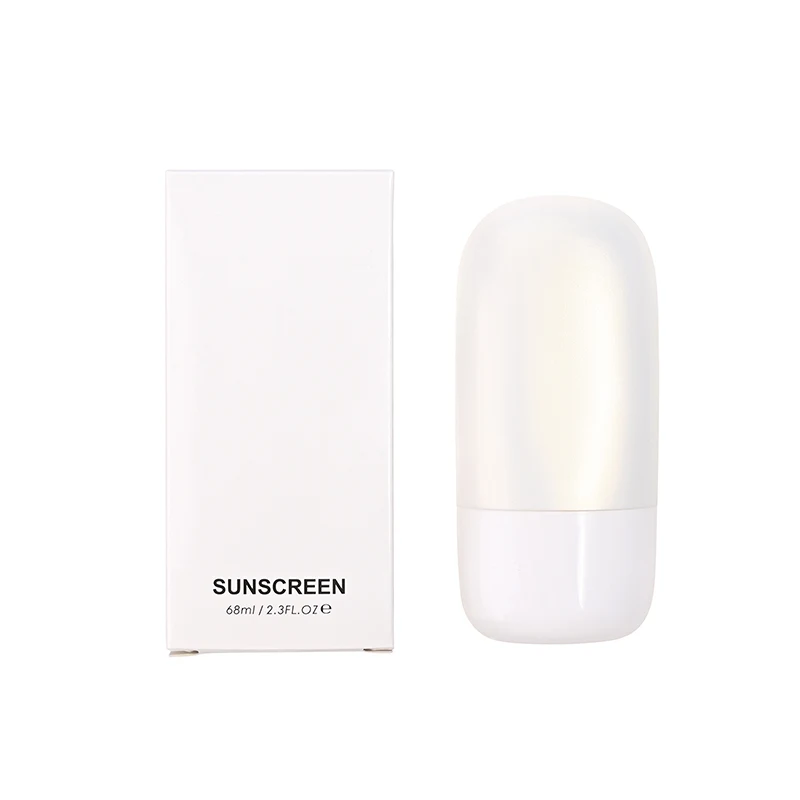 Best Natural Hydrating Sunscreen Lotion Private Label Cosmetic Sun Screen for Face Long Wear Custom Travel Size Spf 50 Sunscreen