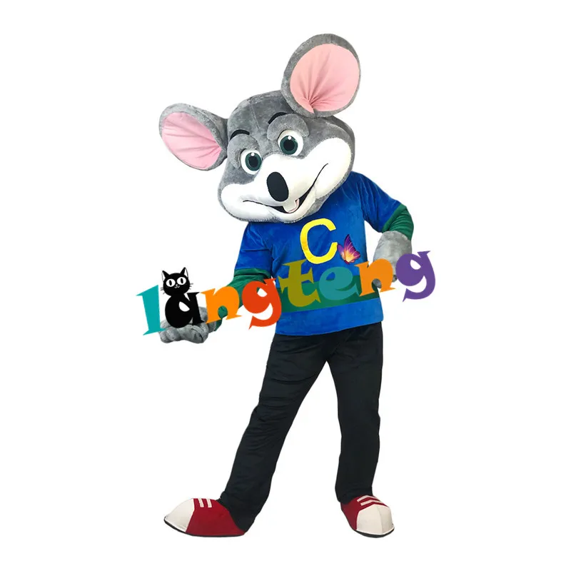 1029 Happy Lightweight Mice Rat Mouse Cartoon Animal Mascot Costume For Adult