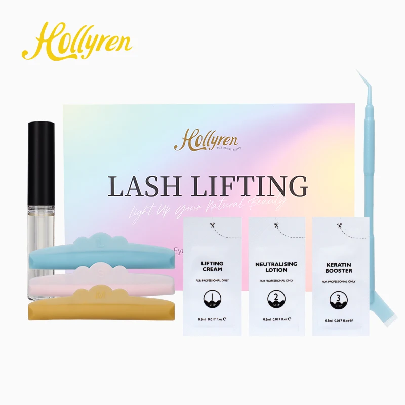 Wholesale Hollyren Professional Eyelash Perm Kit Set Eyelash Lift Set Tool Eyelash Lift Lash Perming Mini Set