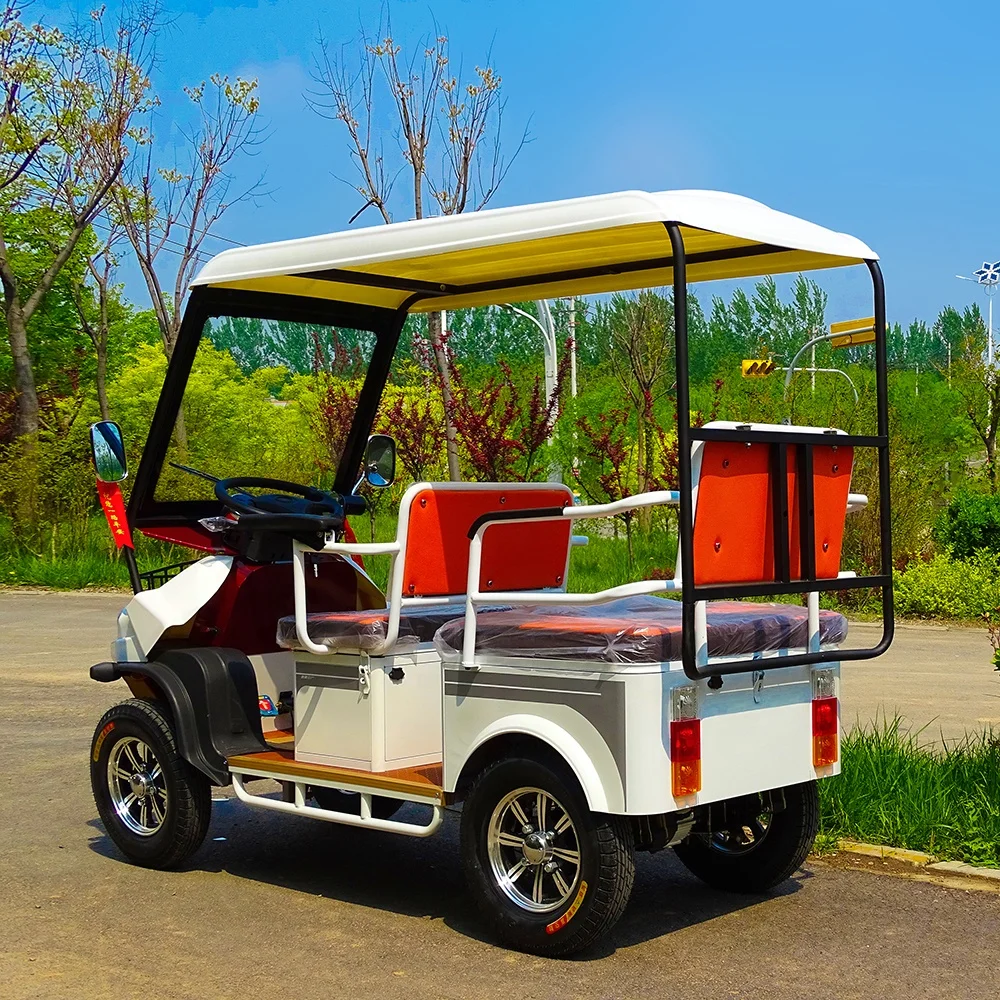 China Cheap Price 4 Wheel Sightseeing Scooter Car Golf Buggy Electric Club Golf Cart For Travel