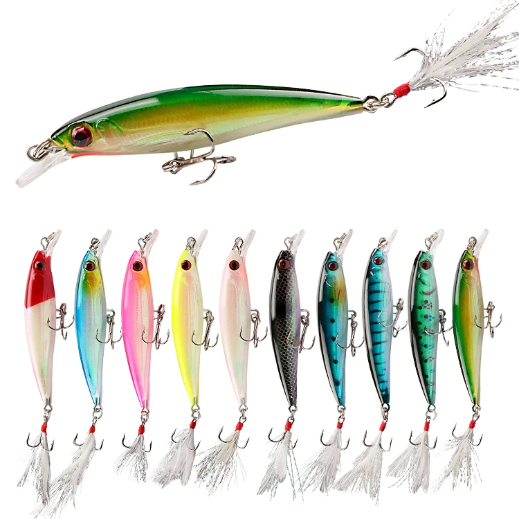 Fishing Hard Bait Fishing Lure ABS Material Minnow