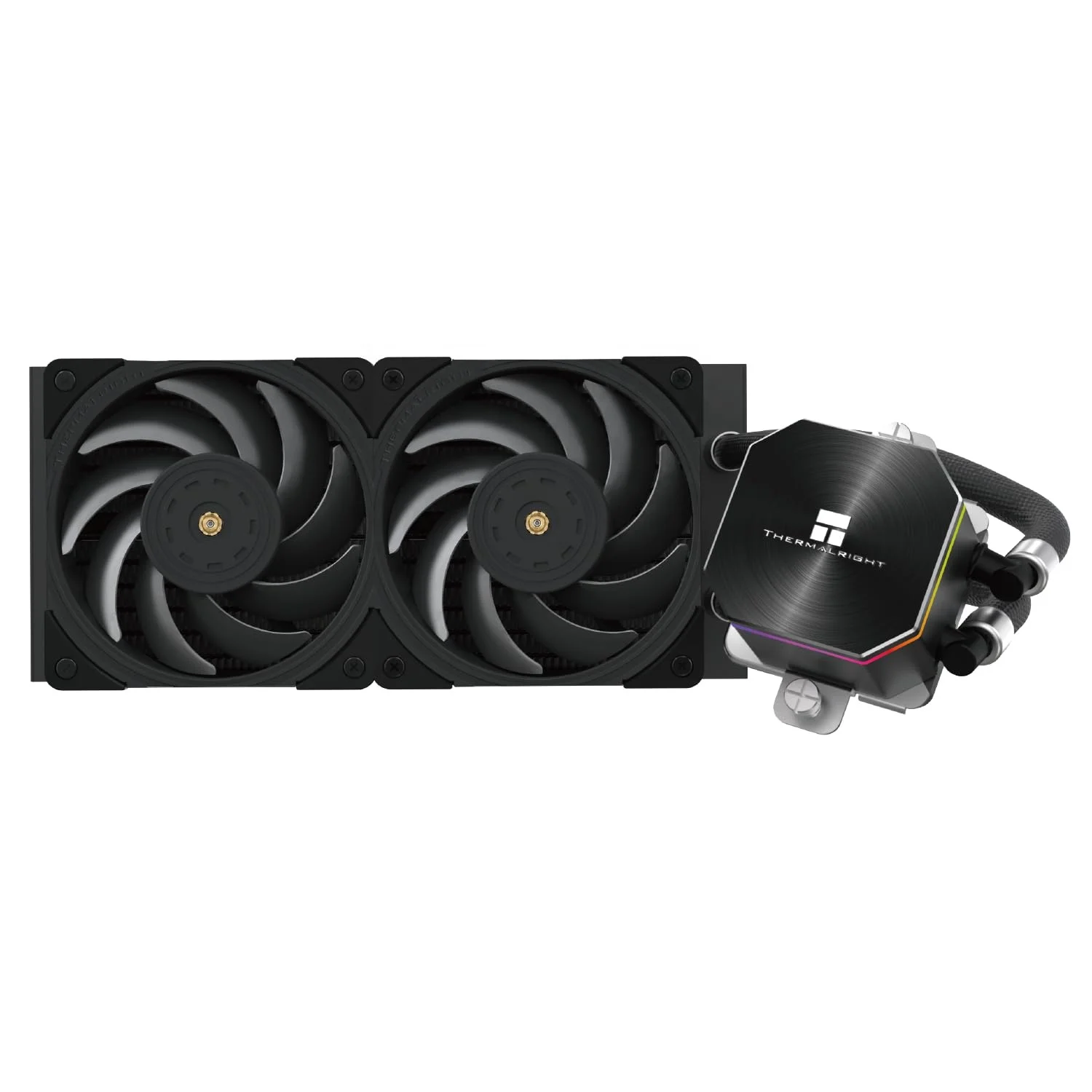 Thermalright Frozen Edge 240 Black CPU Water Cooler with PWM Fans, Pump Speed is 3300RPM,S-FDB Bearing