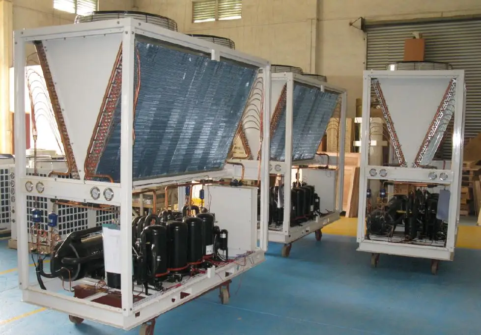 66.2kw  Modular Air cooling modular chiller  Modular air source heat pump air to water heat pump heat pump water chiller