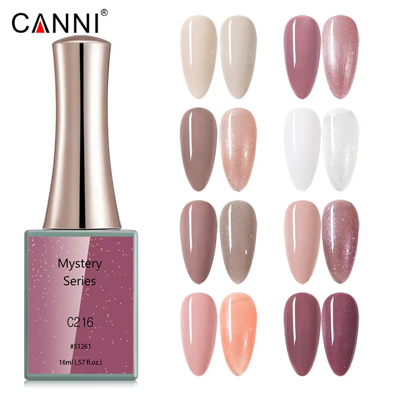 CANNI nail art manicure 16ml soak off gel Nude Natural Color semi permanent enamel uv gel nail polish gel lacquer varnish
