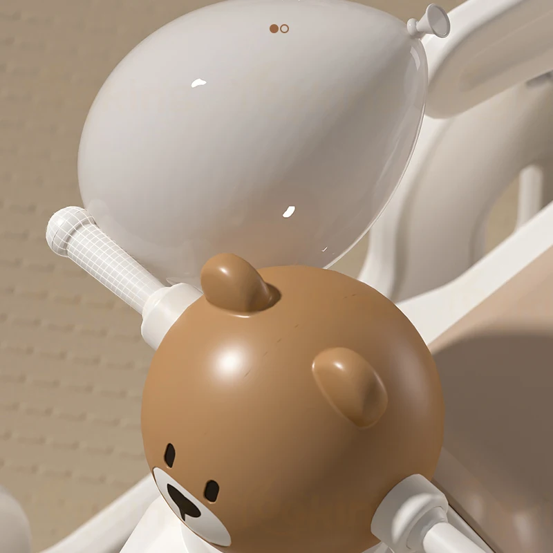 Cartoon 2 In 1 Plastic Multi Function Plastic Rocking Horse For Kids Ride-ons Animal Rider