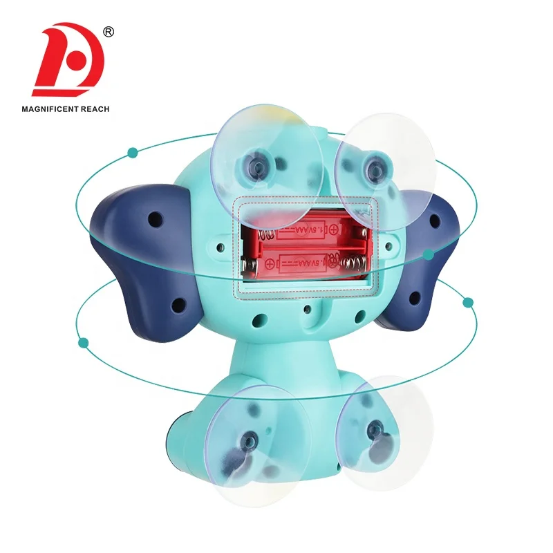 HUADA 2021 NEW Kids Funny Water Spray Game Electric Bath Tub Shower Toy Baby Elephant Sprinkler Bath Toy