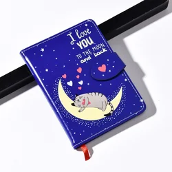 A3 A4 A5 Blank Sublimation School Printable Planner Journal Pu Leather Note Book Cute Stationery magnetic snap notebooks