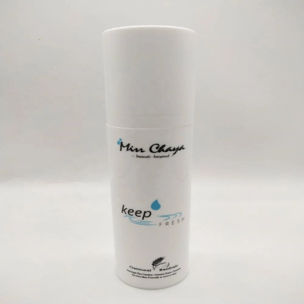 
MISS CHAYA Foam Creamy Keep Fresh Cleansing Cream New Texture Oatmeal Organic Baobab Fruit Green Tea Aloe Vera Pine Bark Extract 