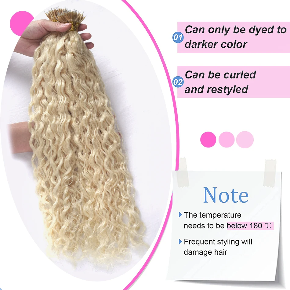 European Russian Nano ring Hair Extensions De Cabello 100human Remy Blonde Double Drawn Remy Nano Ring Human Hair Extension