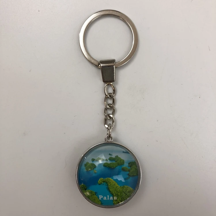 
New Products Cute Keychain Accessories Sublimation Initial Personalized Keychain 