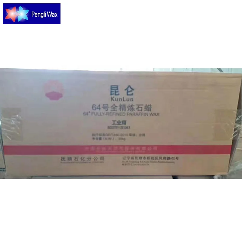 Petrochina Kunlun Pengli factory cheap price paraffin wax 58-60 fully refined wax for candle making