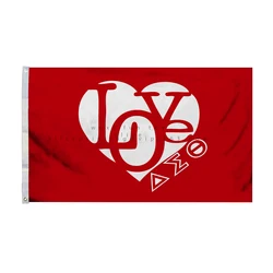 20 Designs  3x5ft DST 1913 Sorority Single Sided Digital Printing Banner Flag with 2 Grommets DESIGN 13