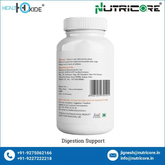 Высококачественный поддерживающий порошок для пищеварения с спутанным ароматом апельсина