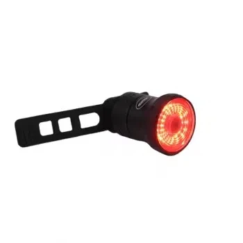 New Bicycle Intelligent Brake Tail Light Warning Light USB Charging Tail Light