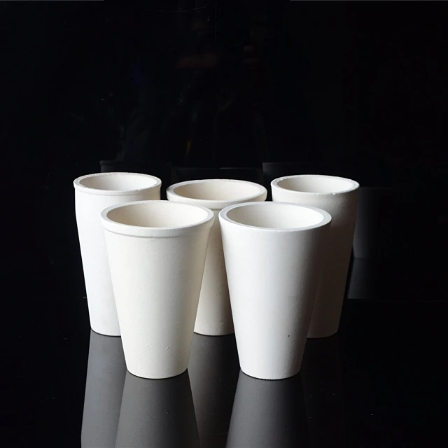 Crucible size with gold, melting ceramic crucible, wholesale supplier