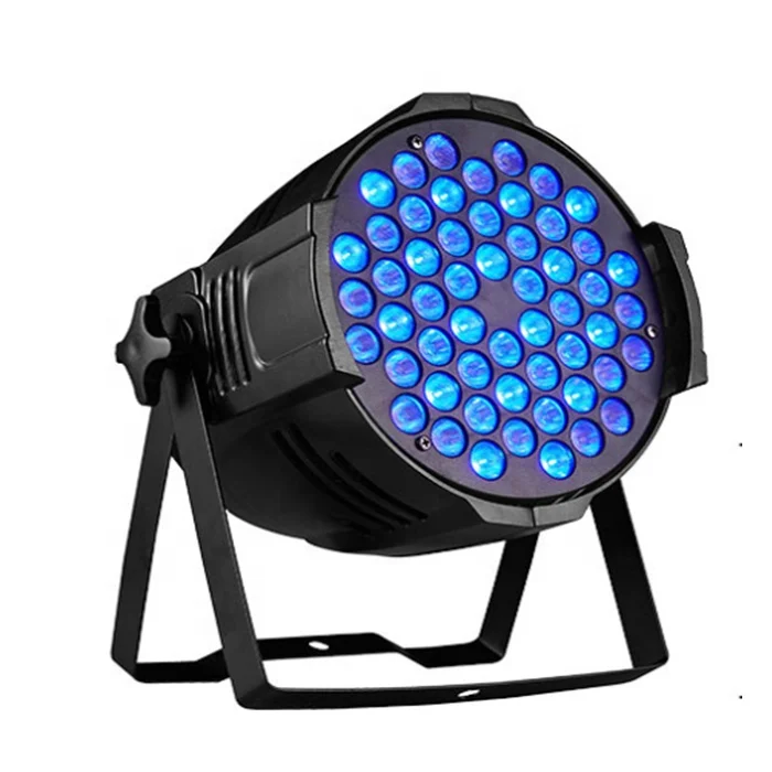 Factory Price Professional 54pcs*3W LED RGB 3 IN 1 Par Can Stage Lights DMX Wireless Controller