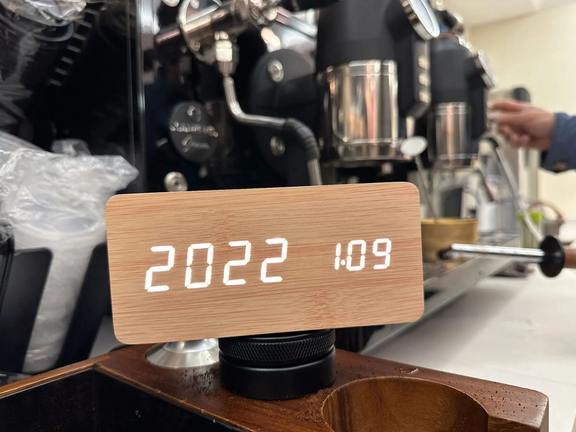 Wooden Alarm Clock Digital Table Clock with Temperature Humidity and Calendars China Manufacturer Desk Decorative