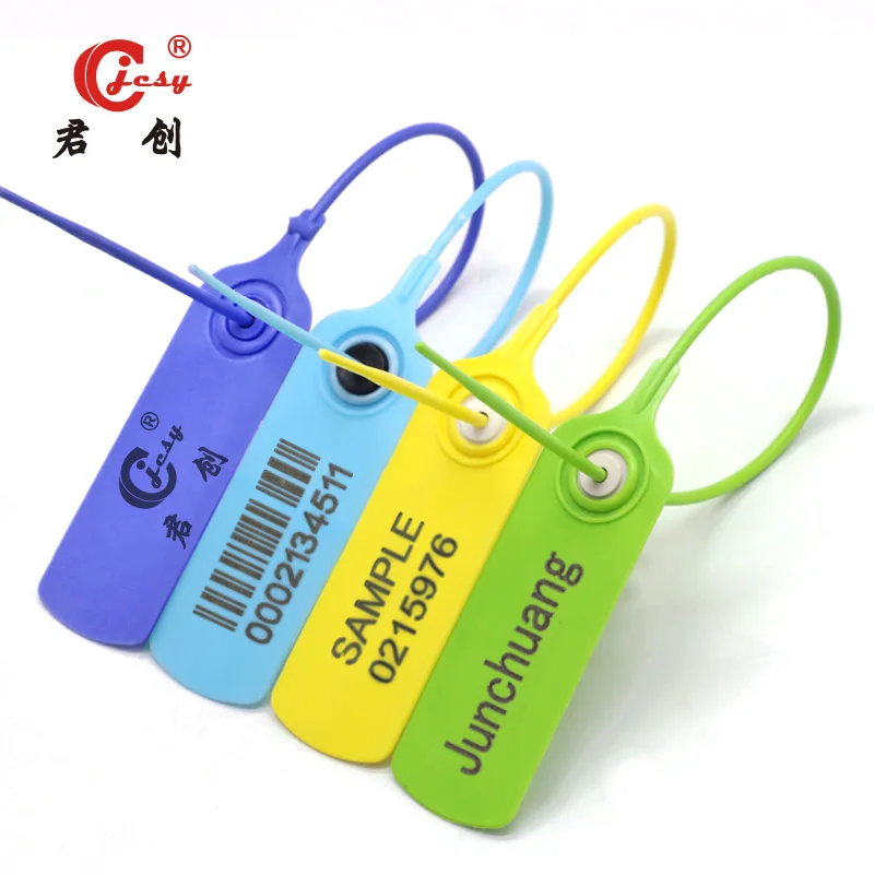 JCPS005 Container Disposable Plastic Seal Plastic Seal For Clothes Sneakers Plastic Tag