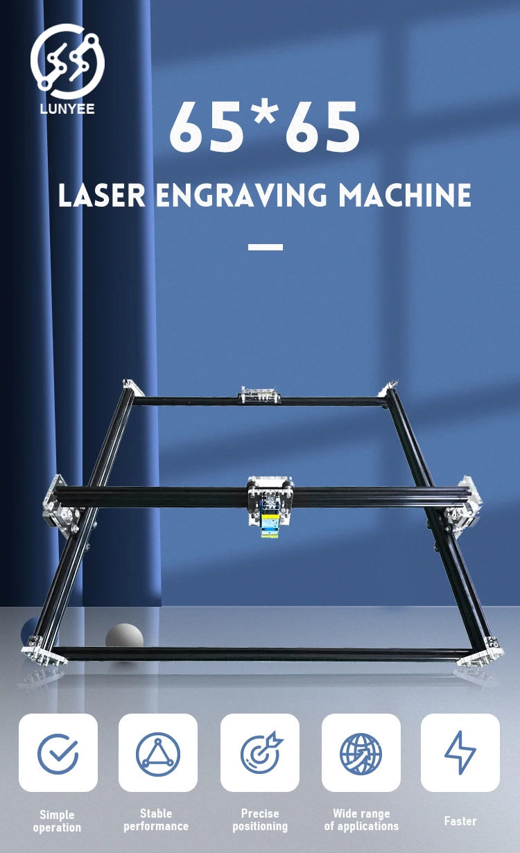 High Torque Laser Engraver Laser Engraving Cutting Machine Engraver With Rotary Axis