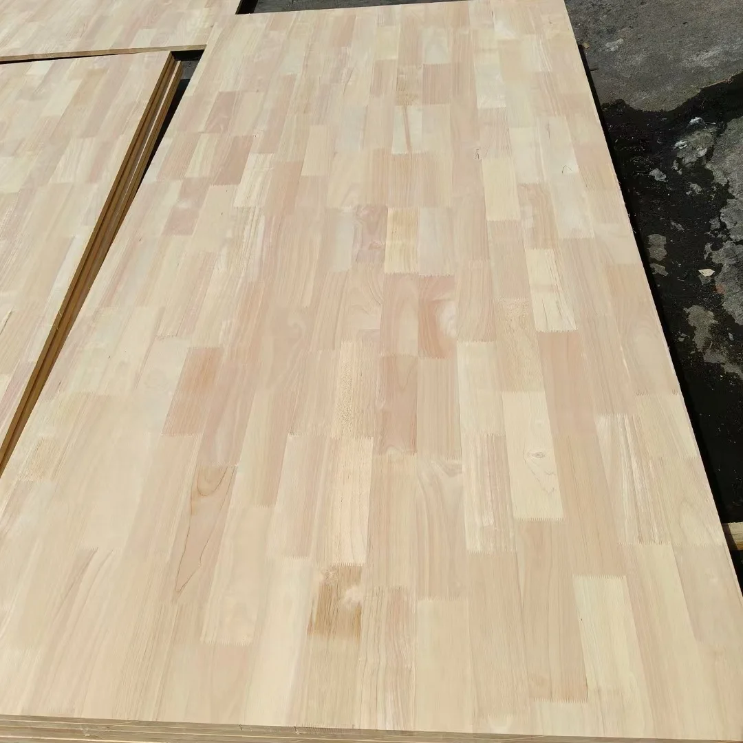 Rubber Wood finger plate 15-20mm imported Indonesian rubber wood tooth plate AA class wardrobe back plate