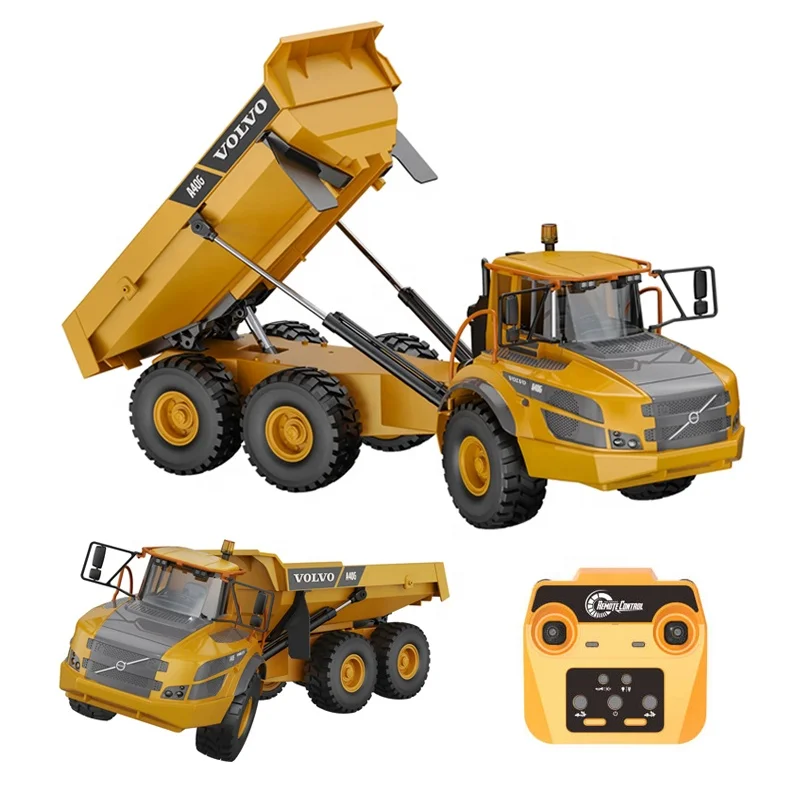 1/20 Rc самосвал doublee E591-003 A40G 2 4 ГГц шарнирный саморазрядки Инженерная модель