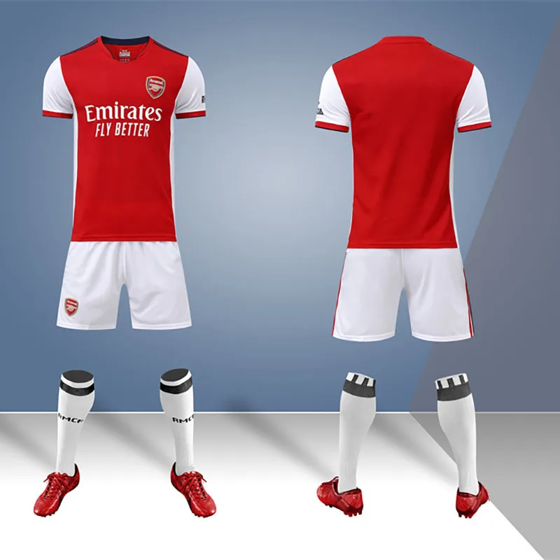 Wholesale clothing latest football jersey set Football Shirt New Custom blank sportswear custom Badge