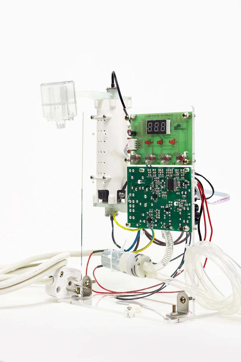 Compact Heating System with Heater PCB Control and Pump