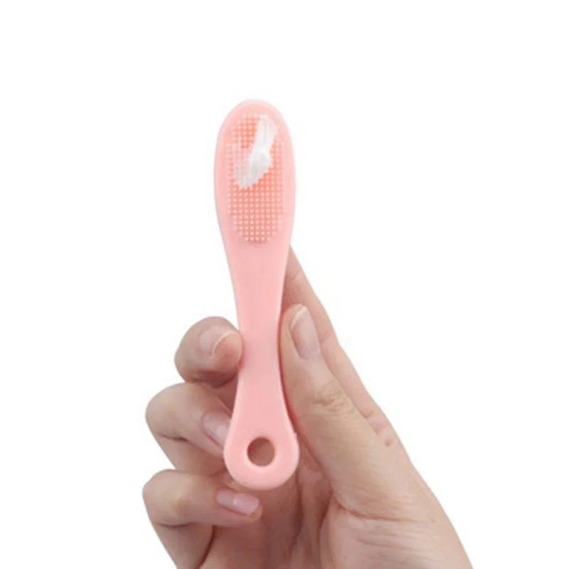 Silicone Soft Nose Acne Cleaning Finger Brush Help to Reduce Black Heads LOGO Accepted Lady Skin Care Gifts