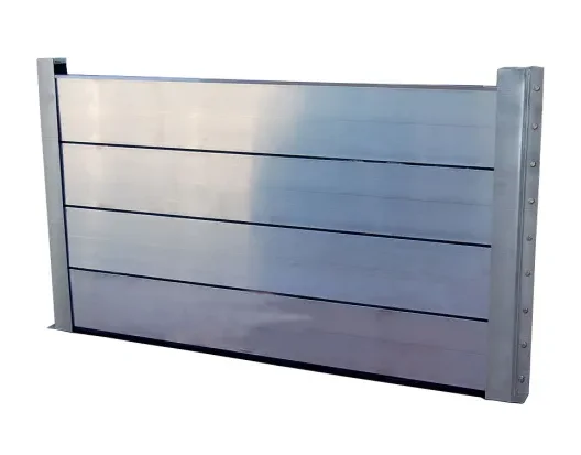Portable Flood Barrier with SS Spare Parts