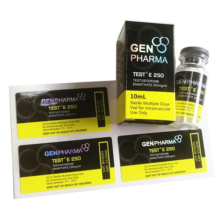 VL-192 OEM 10ml Vial bottle Packaging Label Box and Custom Logo Plastic Bottle Label