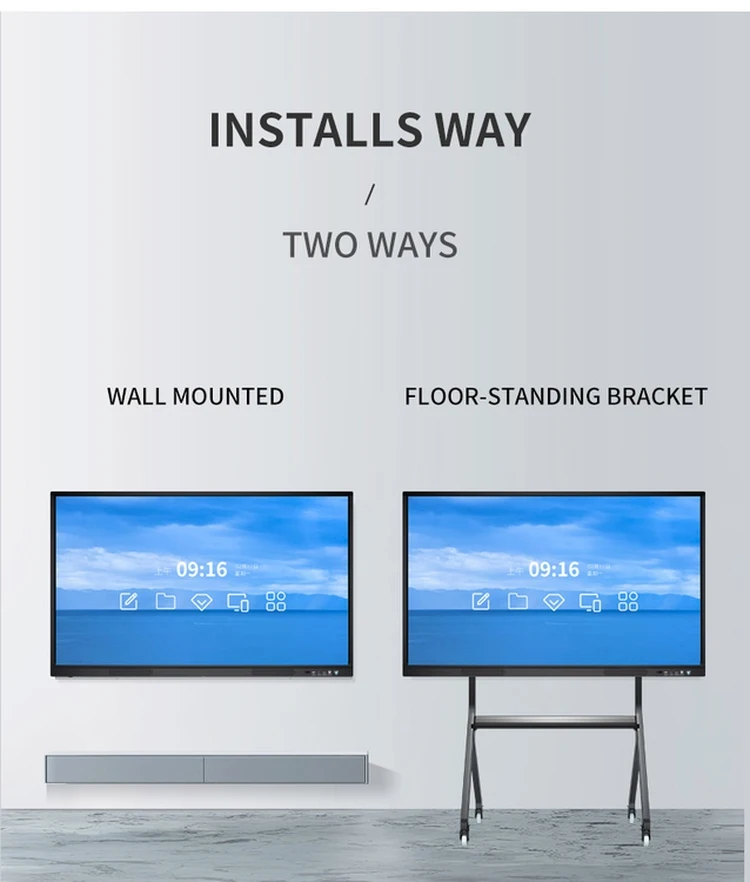 wireless control interactive white board smart board interactive whiteboard prices for video conference