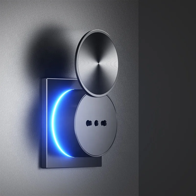 The latest high-tech self-developed global universal smart home led light power switches