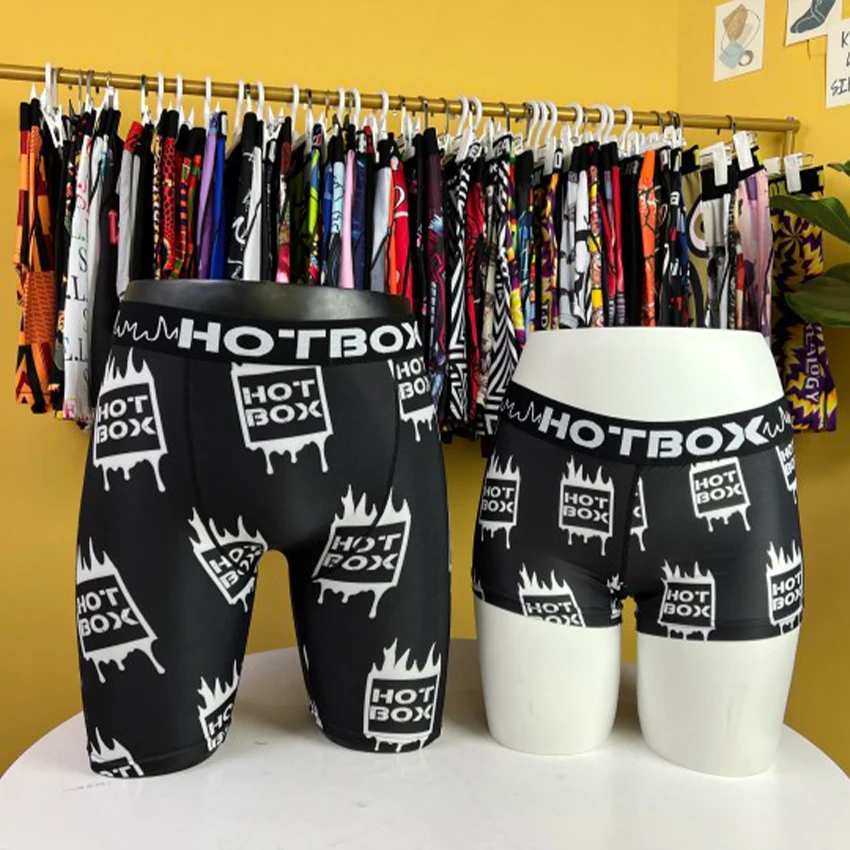 Custom Logo Man Sexy Underwear Organic Cotton Boxers Panties Plus Size Sports Long Leg Shorts Bamboo Boxer Briefs For Men