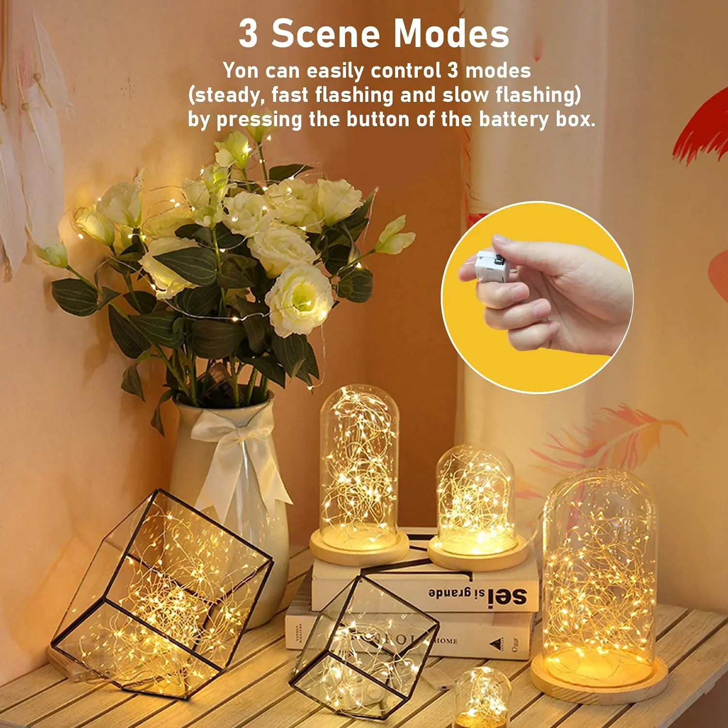 China Wholesale Led Copper Wire Battery Decorative Lighting Led Twinkle Fairy Lights String