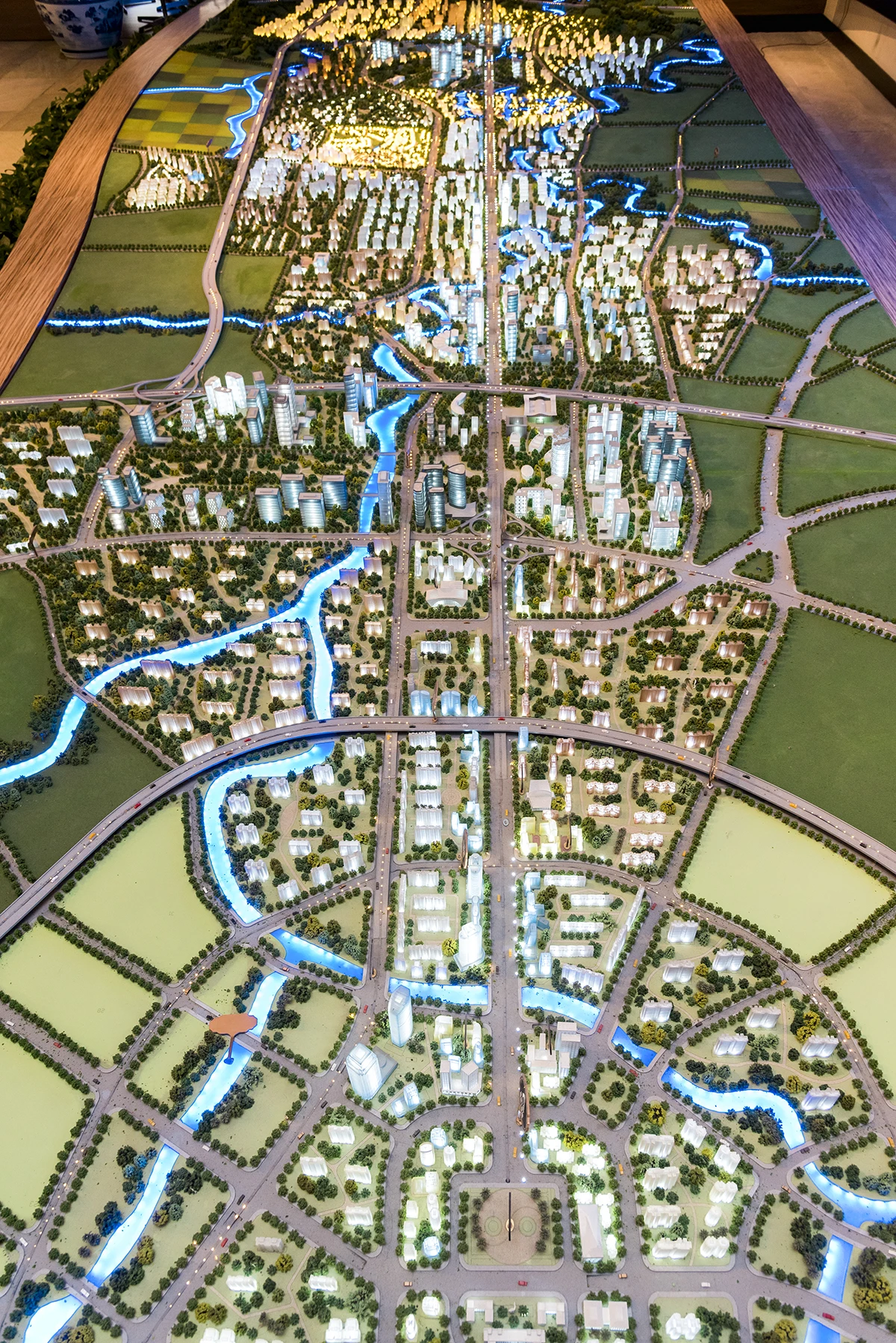 1/200 3D architectural miniature house scale model for real estate sale