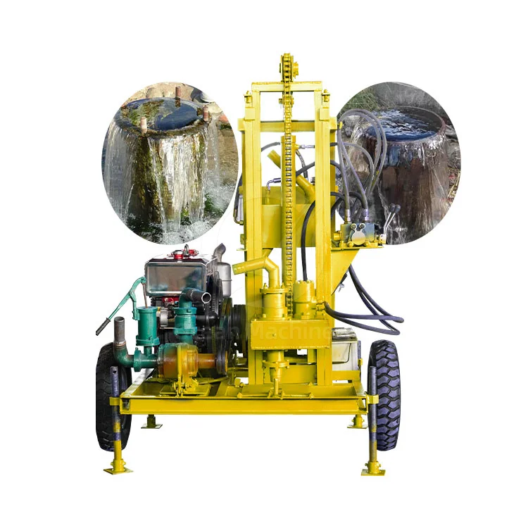 OCEAN Small Portable Rock Mine Water Well Drill Machine Mud Rotary Depth 71 M Drill Rig for Sale