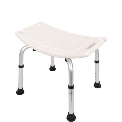 Height Adjustable Aluminum bath seat shower chair for Elderly and disabled