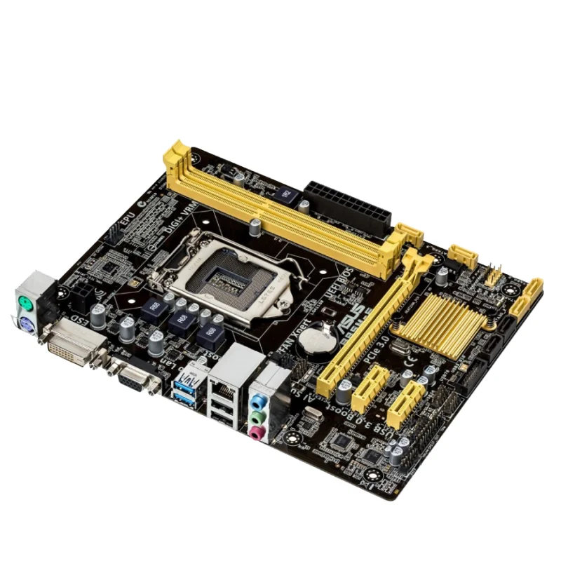 For ASUS B85M-F pc computer gaming motherboard lga 1150 ddr3 support asus Intel B85 desktop main board