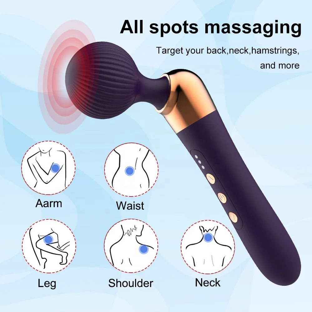New Design Magic Wand Massager For Women Couples Pleasure Massage AV Wand Vibrator Body Massager Women Masturbation Sex Toy